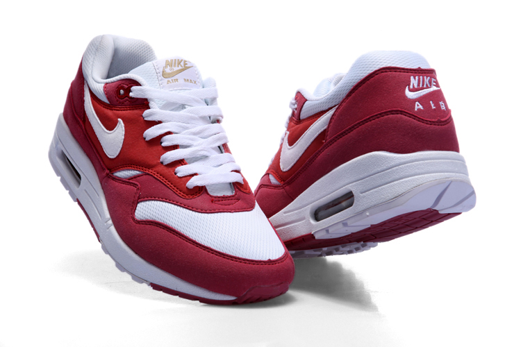 New Men\'S Nike Air Max White /Red
